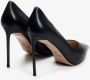 Estro Dames Zwarte Leren Puntige Neus Hoge Hakken Er00110048 Black Dames - Thumbnail 5