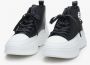 Estro Dames Zwart & Wit Leren High-Top Sneakers Er00113462 Black Dames - Thumbnail 3