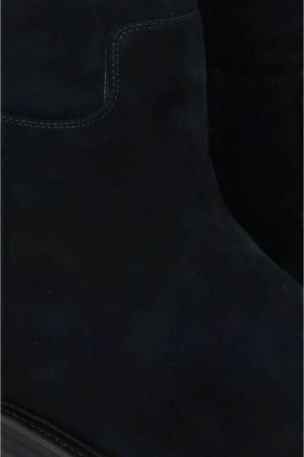Estro Zwarte Fluwelen Winterlaarzen Black Dames