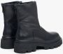 Estro Zwarte Leren Enkellaarzen voor de Winter Er00113907 Black Dames - Thumbnail 5