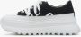 Estro Dames Witte & Zwarte Sneakers met Geperforeerde Zool Er00114396 Black Dames - Thumbnail 2