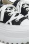 Estro Dames Witte & Zwarte Sneakers met Geperforeerde Zool Er00114396 Black Dames - Thumbnail 6