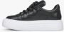Estro Zwarte Platform Sneakers voor Dames gemaakt van Echt Leer Er00114536 Black Dames - Thumbnail 2