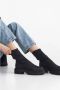 Estro Zwarte Slip-on Enkellaarsjes Black Dames - Thumbnail 2