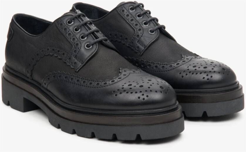 Estro Shoes Black Heren