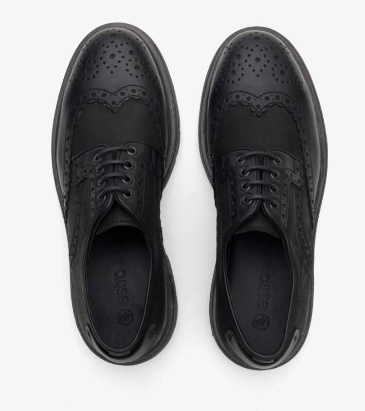 Estro Shoes Black Heren