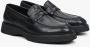 Estro Heren Zwarte Penny Loafers gemaakt van Echt Leer Er00113936 Black Heren - Thumbnail 2