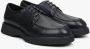 Estro Heren Zwarte Veterschoenen van Echt Leer Er00113938 Black Heren - Thumbnail 2