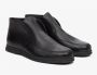 Estro Heren Zwarte Leren Enkellaarzen Er00111827 Black Heren - Thumbnail 2