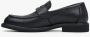 Estro Heren Zwarte Penny Loafers gemaakt van Echt Leer Er00113950 Black Heren - Thumbnail 3