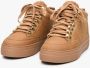 Estro Dames Bruine High-Top Sneakers gemaakt van Echt Nubuck Er00112247 Brown Dames - Thumbnail 2