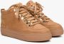 Estro Dames Bruine High-Top Sneakers gemaakt van Echt Nubuck Er00112247 Brown Dames - Thumbnail 3