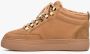 Estro Dames Bruine High-Top Sneakers gemaakt van Echt Nubuck Er00112247 Brown Dames - Thumbnail 4