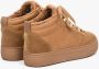 Estro Dames Bruine High-Top Sneakers gemaakt van Echt Nubuck Er00112247 Brown Dames - Thumbnail 5