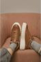 Estro Dames Bruin Leren & Bont Lage Sneakers voor de Winter Er00112116 Brown Dames - Thumbnail 4