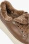 Estro Dames Bruin Leren & Bont Lage Sneakers voor de Winter Er00112116 Brown Dames - Thumbnail 8