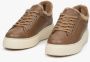 Estro Dames Bruin Leren & Bont Lage Sneakers voor de Winter Er00112116 Brown Dames - Thumbnail 9