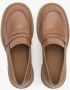 Estro Dames Bruine Mocassins met Stevige Hak gemaakt van Echt Leer Er00113578 Brown Dames - Thumbnail 11