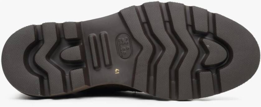 Estro Heren Zadelbruin Suède Veterschoenen Brogues Er00113799 Brown Heren
