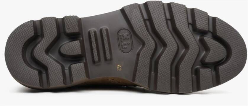 Estro Heren Lichtbruine Suède Veterschoenen Brogues Er00113800 Brown Heren