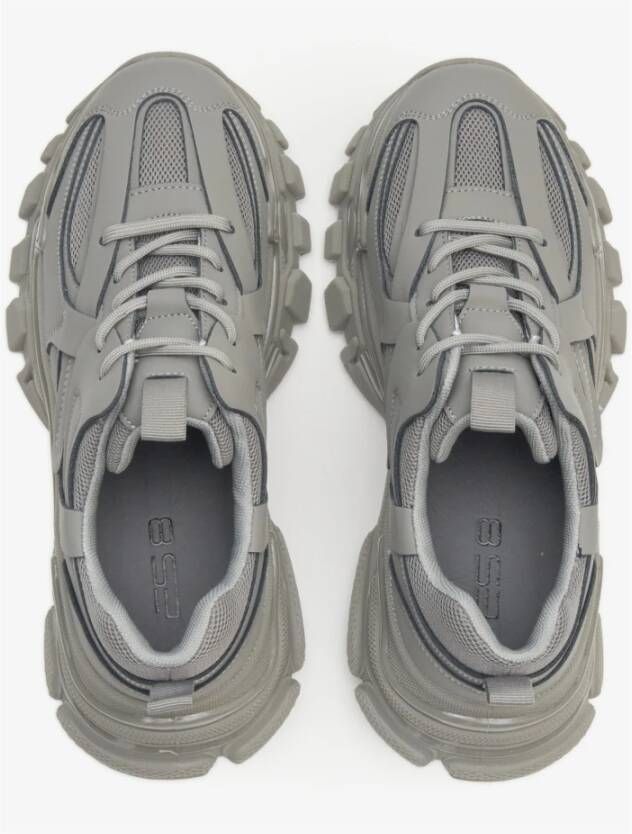 Estro Dames Grijze Lage Top Chunky Platform Sneakers ES8 Er00112611 Gray Dames