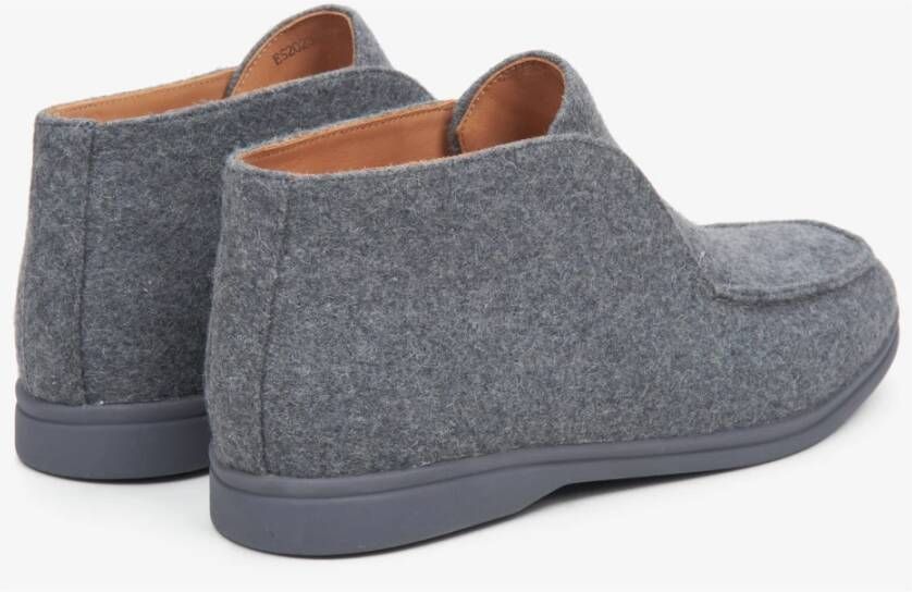 Estro Grijze instapmocassins voor dames Er00113921 Gray Dames