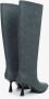 Estro Grijze Kniehoge Stiletto Laarzen Er00113873 Gray Dames - Thumbnail 7