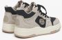 Estro Dames Grijze & Zwarte High-Top Sneakers gemaakt van Leer en Suède Er00114288 Gray Dames - Thumbnail 5