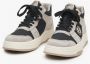 Estro Dames Grijze & Zwarte High-Top Sneakers gemaakt van Leer en Suède Er00114288 Gray Dames - Thumbnail 6