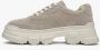 Estro Dames Grijze Sneakers gemaakt van Suède op een Chunky Platform Er00113361 Gray Dames - Thumbnail 2
