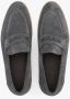 Estro Heren Grijs Velours Slip-On Loafers Er00112589 Gray Heren - Thumbnail 4