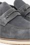 Estro Heren Grijs Velours Slip-On Loafers Er00112589 Gray Heren - Thumbnail 6