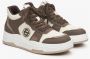 Estro Dames Bruin & Beige High-Top Sneakers gemaakt van Leer Er00114289 Multicolor Dames - Thumbnail 4