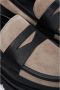 Estro Dames Zwarte & Beige Penny Loafers gemaakt van Italiaans Leer & Velours Er00113606 Multicolor Dames - Thumbnail 6