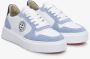Estro Dames Blauw & Wit Sneakers Gemaakt van Leer & Velours Er00113465 Multicolor Dames - Thumbnail 2