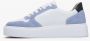 Estro Dames Blauw & Wit Sneakers Gemaakt van Leer & Velours Er00113465 Multicolor Dames - Thumbnail 3