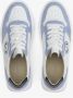 Estro Dames Blauw & Wit Sneakers Gemaakt van Leer & Velours Er00113465 Multicolor Dames - Thumbnail 4