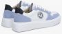 Estro Dames Blauw & Wit Sneakers Gemaakt van Leer & Velours Er00113465 Multicolor Dames - Thumbnail 5