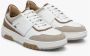 Estro Dames Wit & Beige Suède & Leren Sneakers Er00113517 Multicolor Dames - Thumbnail 2