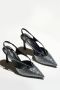 Estro Dames Zwarte Strass-Verfraaide Slide Sandalen Er00114304 Multicolor Dames - Thumbnail 2