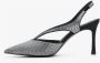Estro Dames Zwarte Strass-Verfraaide Slide Sandalen Er00114304 Multicolor Dames - Thumbnail 3
