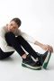 Estro Dames Groene Winter Sneakers met Bontvoering Er00111963 Multicolor Dames - Thumbnail 2