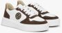 Estro Dames Roze & Wit Leren & Velours Sneakers Er00113063 White Dames - Thumbnail 3