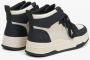 Estro Dames Beige & Zwart Leren High-Top Sneakers Er00114291 Multicolor Dames - Thumbnail 5