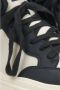 Estro Dames Beige & Zwart Leren High-Top Sneakers Er00114291 Multicolor Dames - Thumbnail 6