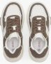 Estro Dames Bruin & Wit Laag-Top Sneakers gemaakt van Echt Leer Er00113591 Multicolor Dames - Thumbnail 4