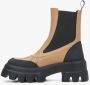 Estro Dames Bruin Leren Enkellaarzen voor de Herfst Er00111940 Multicolor Dames - Thumbnail 4