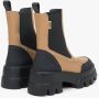 Estro Dames Bruin Leren Enkellaarzen voor de Herfst Er00111940 Multicolor Dames - Thumbnail 6