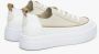 Estro Dames Beige & Witte Lage Top Leren Sneakers Er00113363 Multicolor Dames - Thumbnail 5
