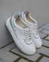 Estro Dames Wit & Lichtblauw Suède & Leren Sneakers Er00113300 Multicolor Dames - Thumbnail 2